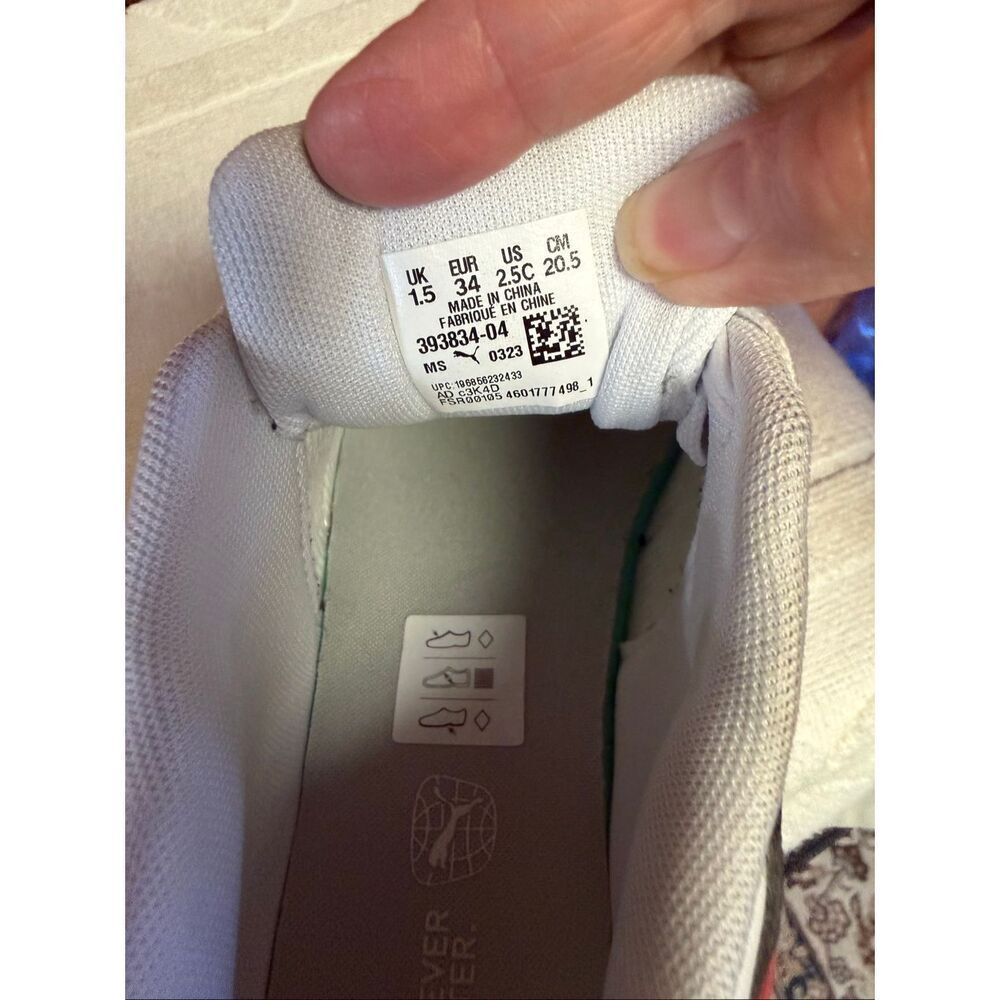 Puma Kids Rebound V6 Low sneakers, Sz 2.5 C - Picture 8 of 8